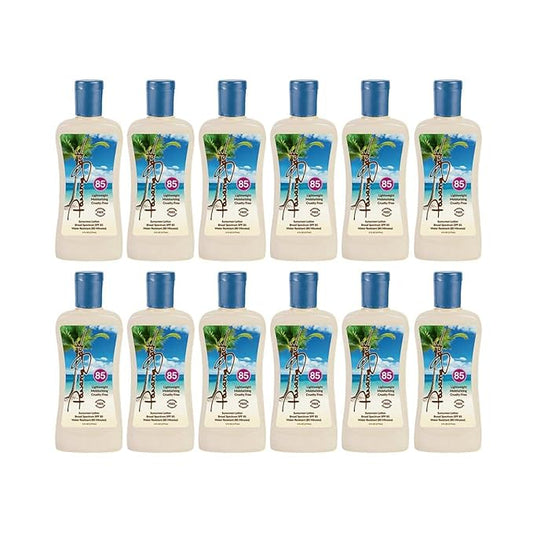 Panama Jack Sunscreen Suntan Lotion - SPF 85, Broad Spectrum UVA/UVB Protection, PABA, Paraben, Gluten & Cruelty Free, 6 FL OZ (Pack of 12)