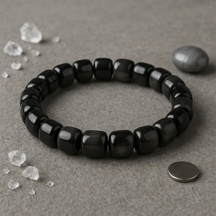 8mm Natural Gemstone Beaded Bracelet for Women, Dainty Round Crystal Stretch Bracelets, Spiritual Healing & Calming Stone Jewelry Gift