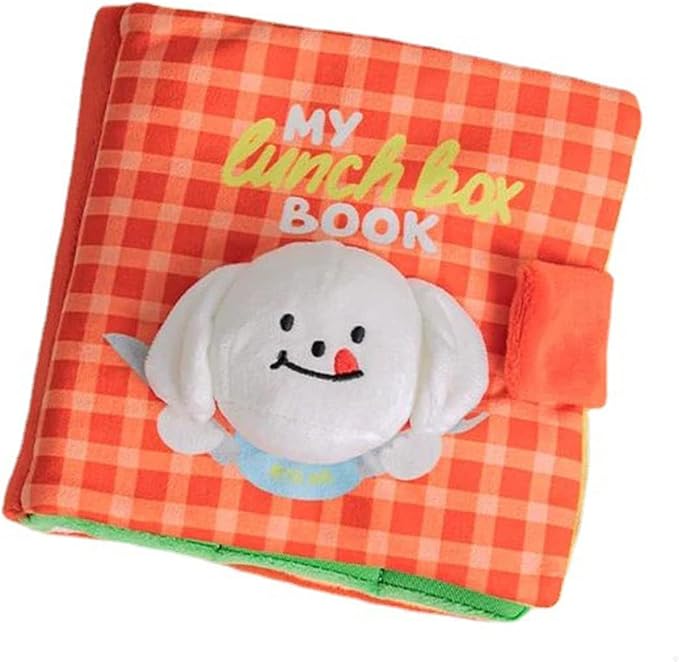 Dog Enrichment Toys, Interactive Sniff Mat Cute Slow Feeder Dog Snuffle Book Interactive Dog Toys Dog Feeding Mat Squeaky Snuffle Mat Puzzle Toys for Pet