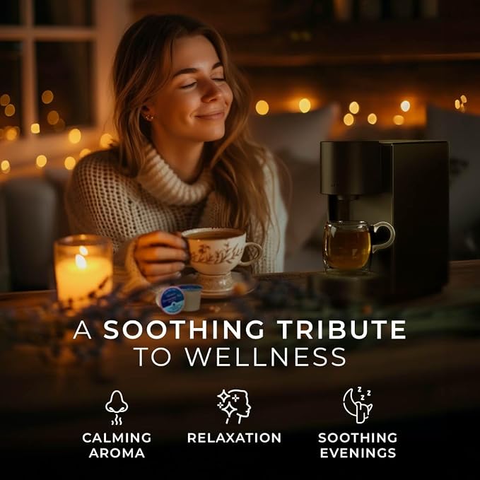 Gya Tea Co Dreamtime Herbal Tea Pod (16 Count)- Decaf Wellness Tea for Body Comfort & Relaxing