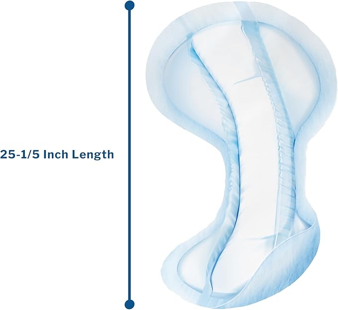McKesson Incontinence Pads for Adult Women and Men [Pack of 80] Bladder Control and Postpartum Liners, Heavy Absorbency