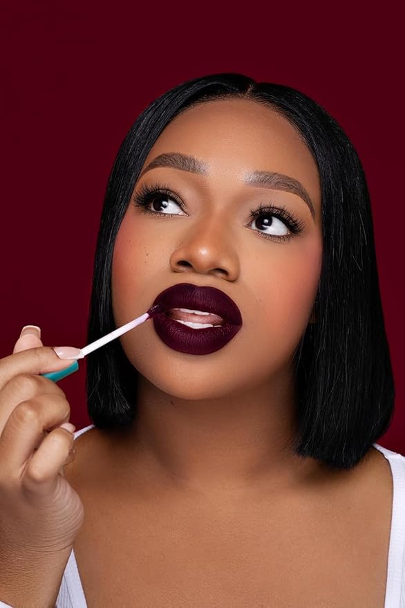 Beauty Bakerie Lip Whip Liquid Lipstick for Women, Waterproof Lip Gloss, Tint, Stain Long Lasting Hydrating Moisturizer, Matte or Metallic, 3.5mL, She's Just Jelly