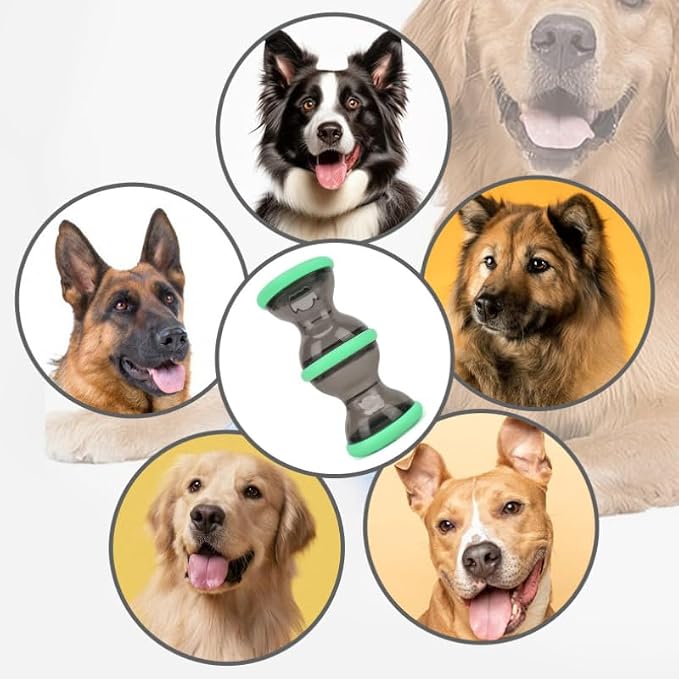 Dog Food Puzzle Toy Adjustable Treat Dispensing Food Dispenser Slow Feeder Bowls Puppy Enrichment Toy Ball Dog Interactive Chase Training Toys for Small Medium Large Dogs (red)