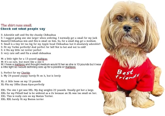 Cute Dog Clothes,Dog T Shirt for Girl/Boy Medium and Small Dogs,Puppy.Breathable Soft Pet Costume for Pet Dogs Cats,Pet Pullover Jumper,Cat Clothes (XXL-(19~23lb), Chest~21.5", Khaki)