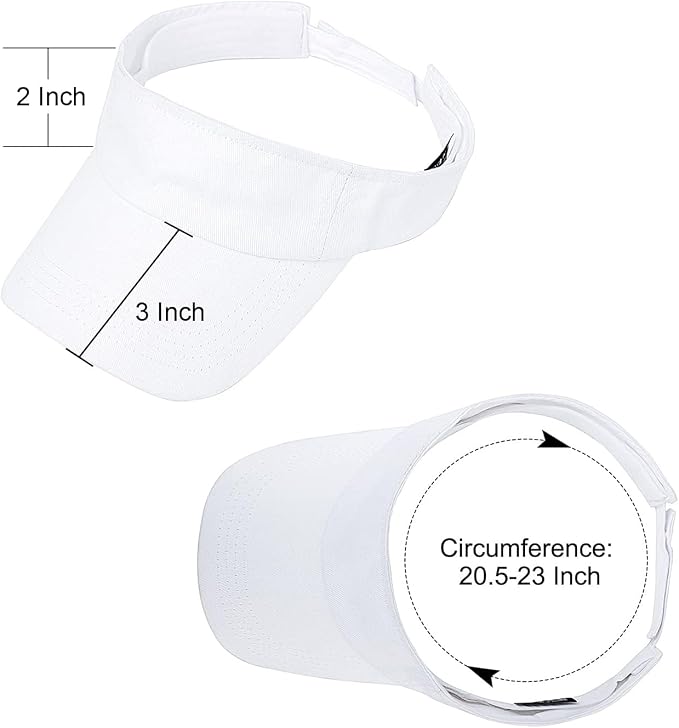 ANDICEQY Sports Sun Visor Hat, Sun Hat Visors for Women and Men for Outdoor | Adjustable Sun Visor Hats, Lightweight & Breathable, Cotton, Ideal for Running, Tennis, Golf, Outdoor Sports and Beach
