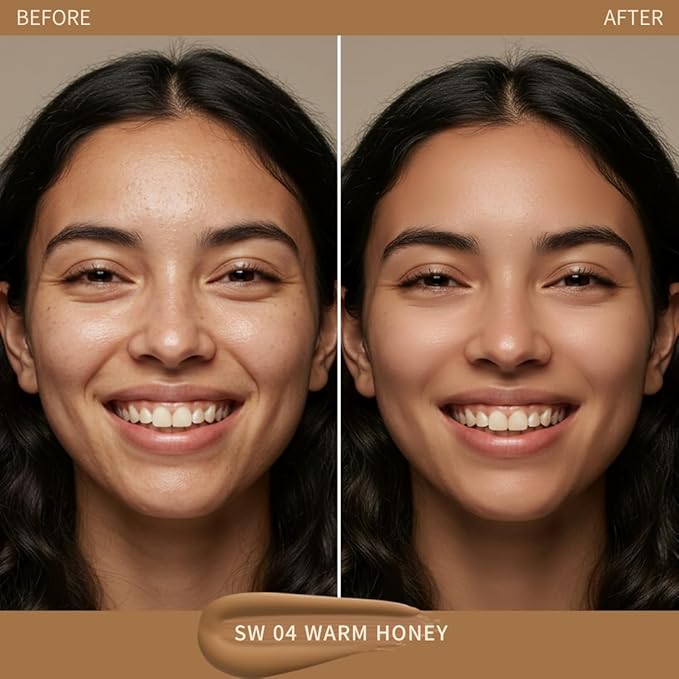 SIIA Cosmetics Seamless Fit Foundation Duo in SW04 Warm Honey