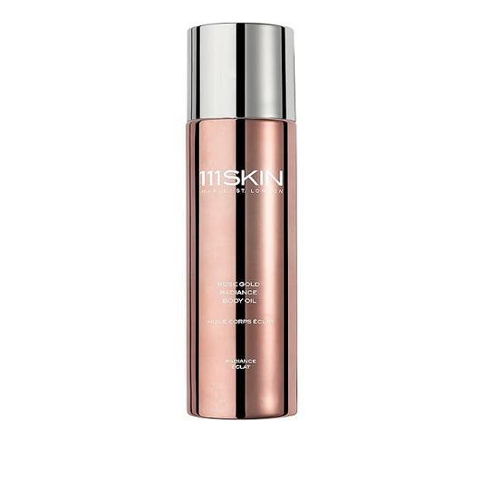 111Skin Rose Gold Radiance Body Oil, Non-Greasy Moisturizing Oil, Soothing Body Oil Containing Damask Rose Extract, Green Microalgae & Chamomile, 3.4 Fl. Oz.