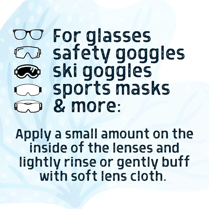 STREAM 2 SEA Mask Defog Biodegradable Defogger Coating, Reef Friendly Anti Fog Mask For Glasses, Snorkel Mask, Scuba Divers, Ski Goggles and Sports Glasses Equipment, Paraben Free, 2 Fl Oz Pack of 3
