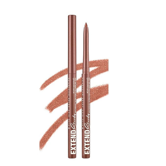 Reddish Brown Cream Shimmer Eyeliner Pencil Waterproof Retractable Brown Gel Eyeliner Smudge-proof Hypoallergenic Makeup (05#)