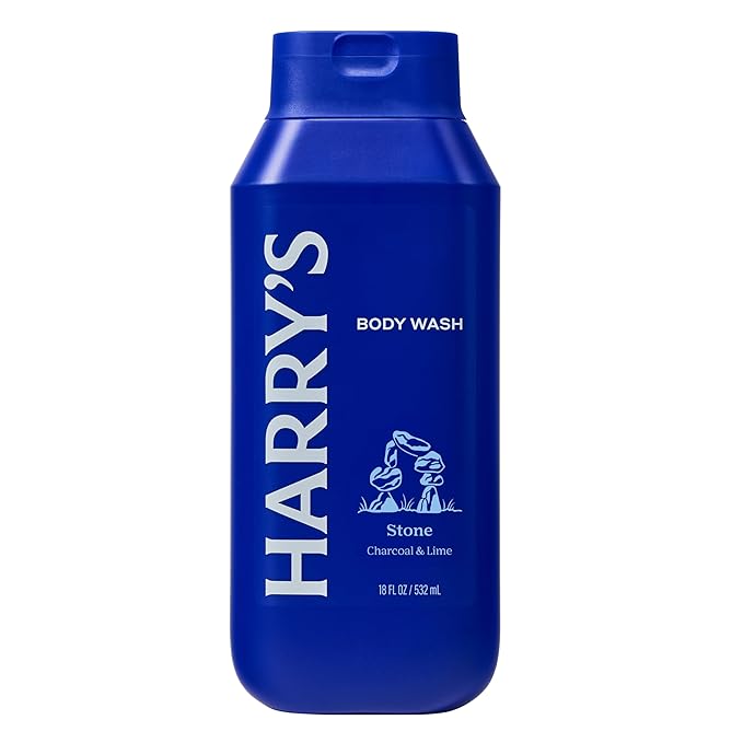 Harry's Men's Body Wash - Stone - 18 fl oz - Shower Gel for Men - No Parabens, Sulfates, or Dyes, (Pack of 6)