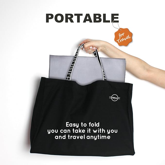 HQ4US Dog Grass Pad with Tray, Foldable Litter Box High Wall, Indoor Potty | Large Easy Clean Puppy Pee Pad Holder with Odor Free Artificial Grass Patch for Dogs Potty, Leakproof, No Assembly, Portable