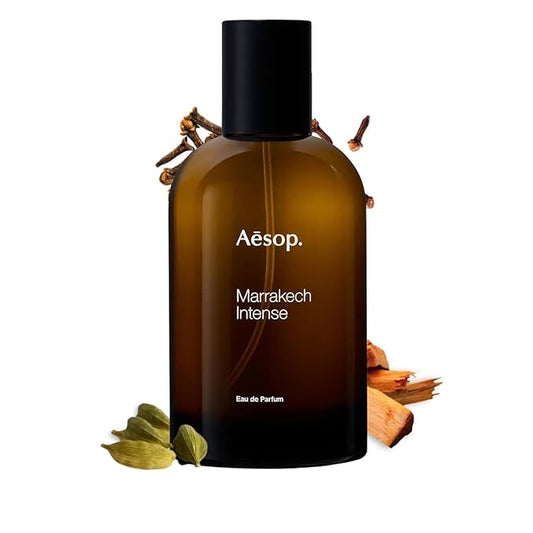 Aesop Marrakech Intense Eau de Parfum | Clove, Sandalwood, and Cardamom Scent | Woody, Spicy, and Floral Aroma | Unisex | 3.3 fl oz