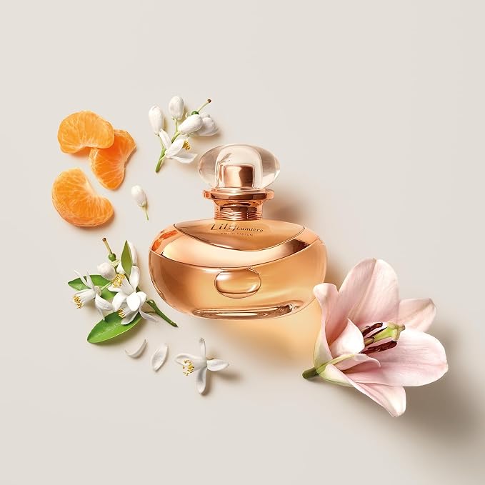 O Boticário Lily Lumiere Eau de Parfum - Long Lasting Perfume for Women - 2.5 oz / 75 ml, Premium Brazilian Floral Fragrance with Orange Blossom & Lily, Radiant Signature Scent, Women's Perfume Gift