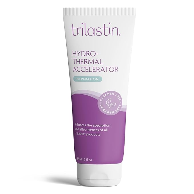 TriLASTIN Hydro-Thermal Accelerator - Moisturizer (3oz / 88ml) | Vitamin-Infused Skin Serum | Pregnancy and Postpartum Skin Care for Stretch Mark Prevention | Hypoallergenic and Paraben-Free Formula