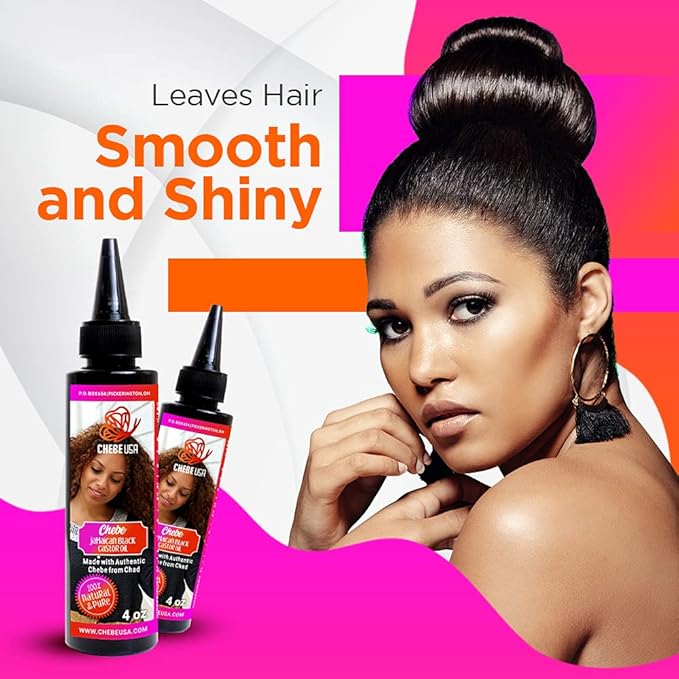 Uhuru Naturals Original Black Castor Hair Growth (4oz) -Remedy All Hair Types.| Nourish, Strengthen & Lock in Moisture