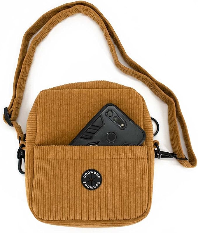 Dog Treat Pouch,Velvet Dog Training Pouch Bag Built-in Poop Bag Dispenser | Large Capacity Pet Treat Training Bag for Treats, Kibbles, Pet Toys (Brown)