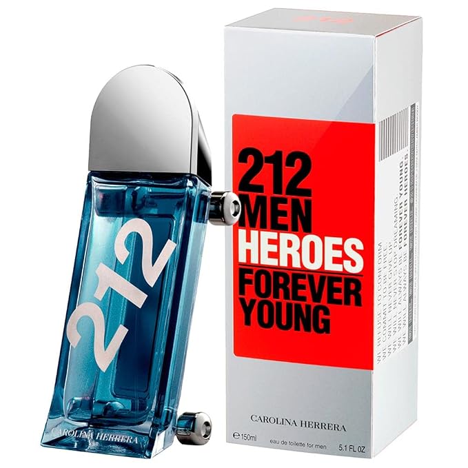 Carolina Herrera 212 Heroes Forever Young EDT Spray Men 5.1 oz