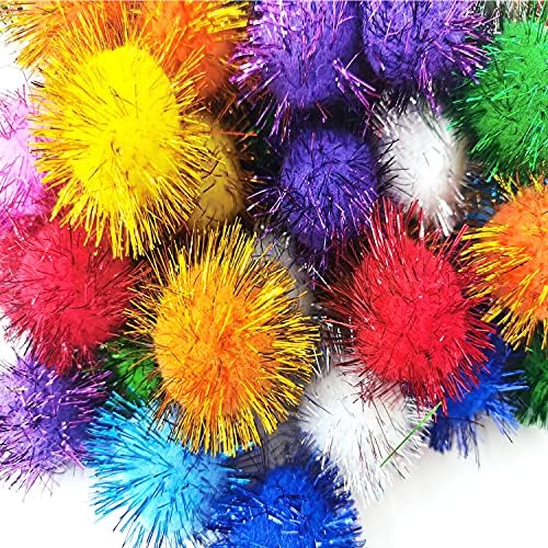 1.8Inch Assorted Color Flash Balls Cats Toy Balls for Cats Play 100 Pcs