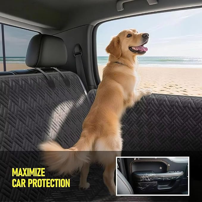Dog Car Seat Cover Rear Hammock for Smart Fortwo