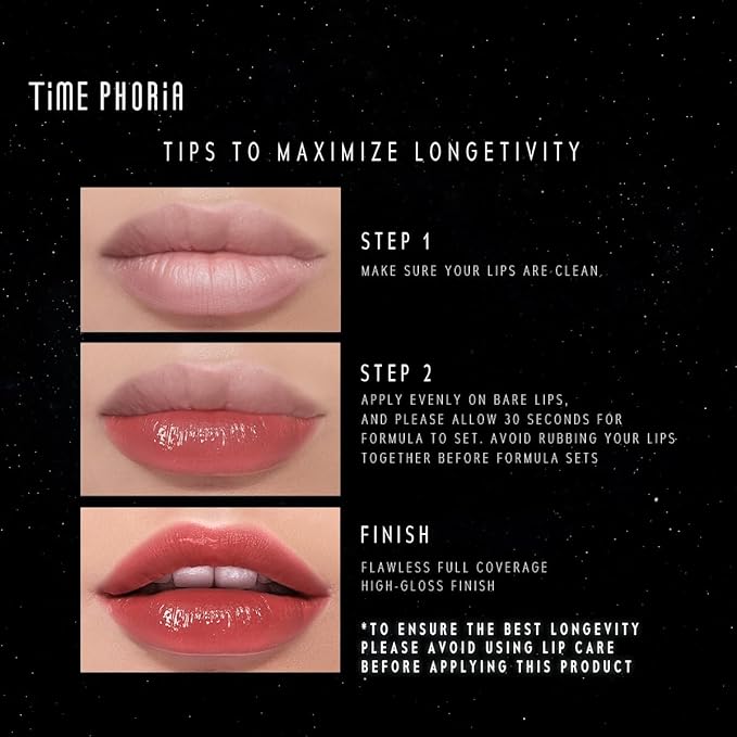 STELLAR DUST LIP STAIN-Long Lasting, Waterproof and Transferproof Lip Tint, Glossy Finish Lip Gloss, Lightweight Lipstick, High Coverage, Stocking Stuffers For Teen Girls (16 ARES)