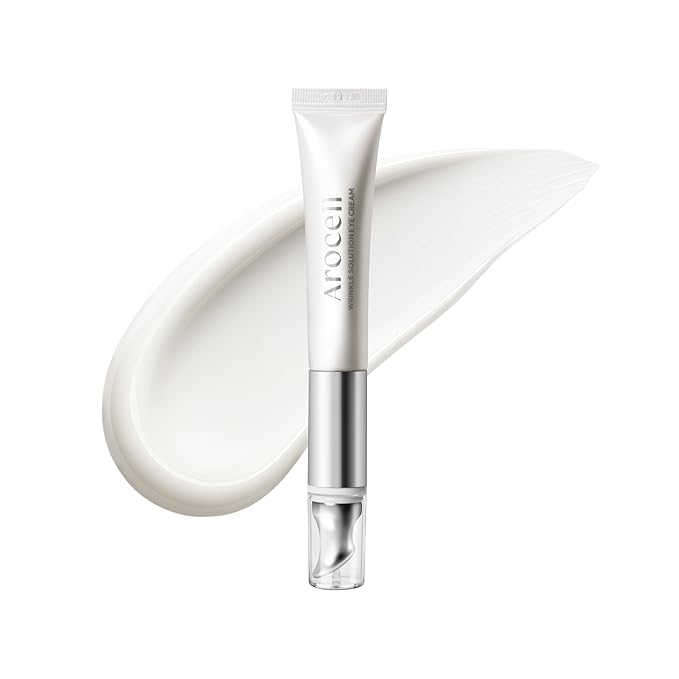 AROCELL Botulcare Wrinkle Solution Vibrating Eye Cream | Korean Under Eye Cream | Collagen & Galvanic Care, Hydrating, Moisturizing & Elasticity Boosting | Gentle Daily Eye Care | 0.5 fl oz