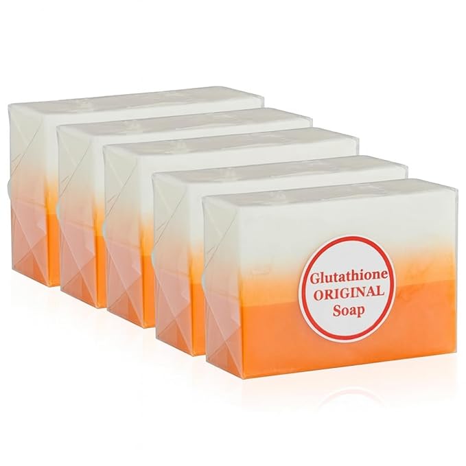 Relumins Glutathione Soap Bars – Holidays Deep Cleansing & Hydrating Soap for Smooth, Refreshed Skin – Gentle Exfoliating Formula with Kojic for Face & Body – 5 x 150g Bars