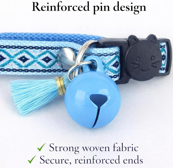 Pet Collar for Apple AirTag, Protective Tracking Device Holder (Sky Trail)
