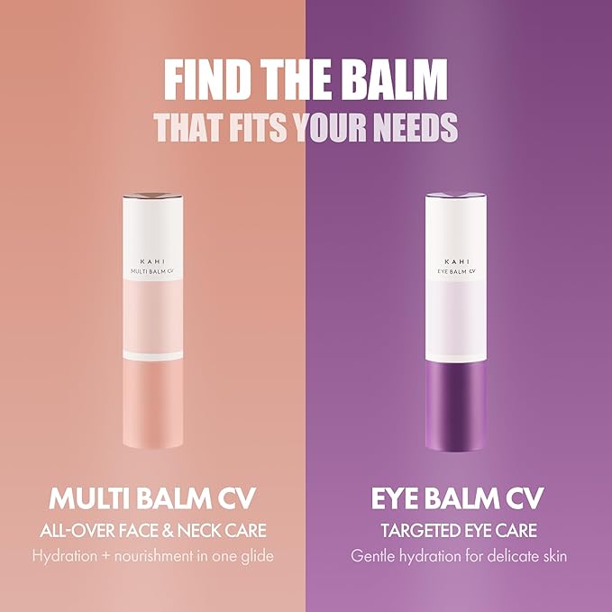 KAHI Eye Balm CV - Age-Defying, Hydrating, 3D Lifting Under Eye Moisturizer Stick with Beluga Caviar Oil - Corrector for Dark Circles – Luxury Korean Skincare (9g, 0.31 oz)