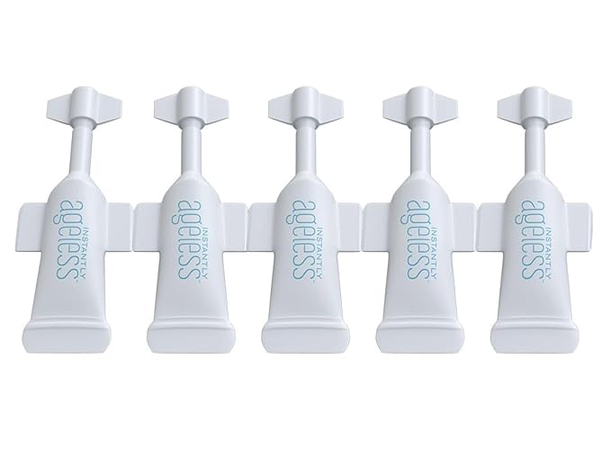 Instantly Ageless - Instant Face Lift Cream - Skin Care Anti Aging Face Cream - Wrinkle Tightener - Eye Cream For Puffiness and Bags Under Eyes - Facelift 5 Vials