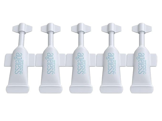 Instantly Ageless - Instant Face Lift Cream - Skin Care Anti Aging Face Cream - Wrinkle Tightener - Eye Cream For Puffiness and Bags Under Eyes - Facelift 5 Vials