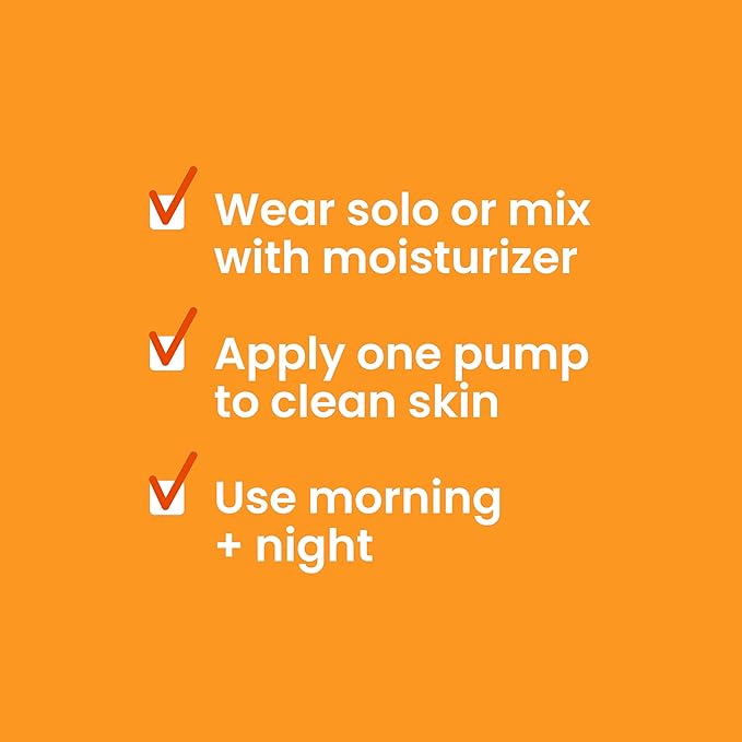 Burt's Bees Vitamin C Turmeric Facial Serum, Brightens Skin & Visibly Reduces Dark Spots, Fine Lines & Wrinkles, Naturally Hydrating, Lightweight - Brightening Booster (1 oz)