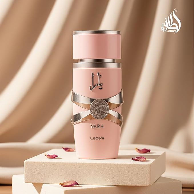 Lattafa Yara - Vanilla, Gourmand, Fruity, Floral - Eau de Parfum Long-Lasting Fragrance for Women, 3.40 Ounce / 100 ml