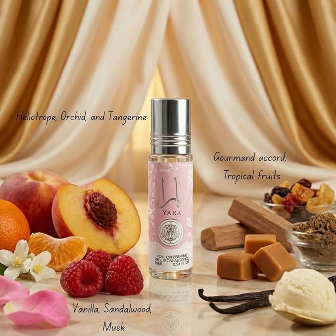 Ard al Zaafaran Pink Blush Shams Al Emarat Khususi Eau de Parfum 100ml & Yara Roll-On 10ml