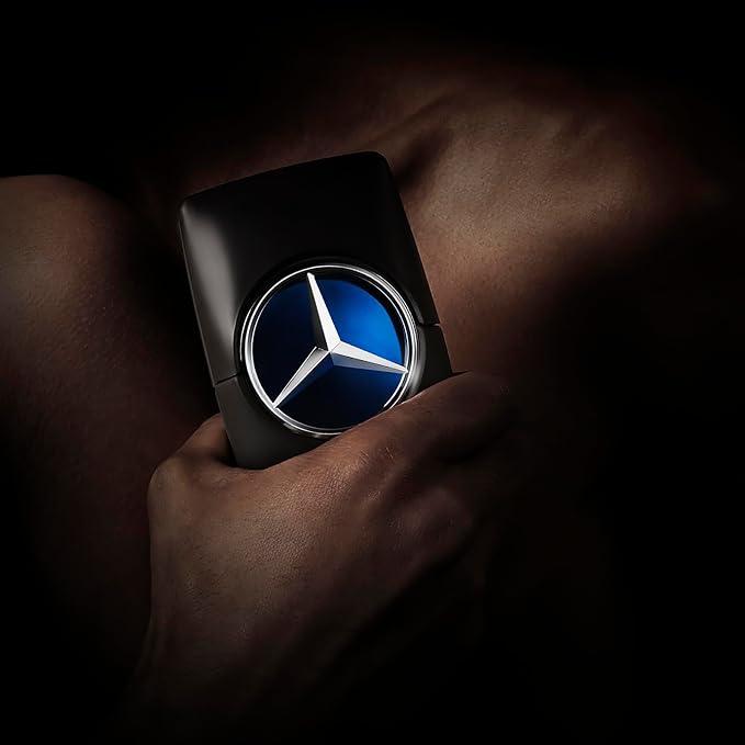 Mercedes Benz Man Gift Set - Iconic Fragrance with EDT Spray, Shower Gel, Aftershave for Men - Long Lasting Aromatic Woody Fruity Mens Cologne - 3 pc