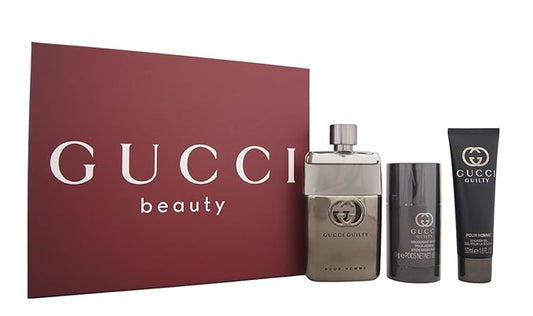 Gucci Guilty Pour Homme EDT 3Pc Gift Set for Men