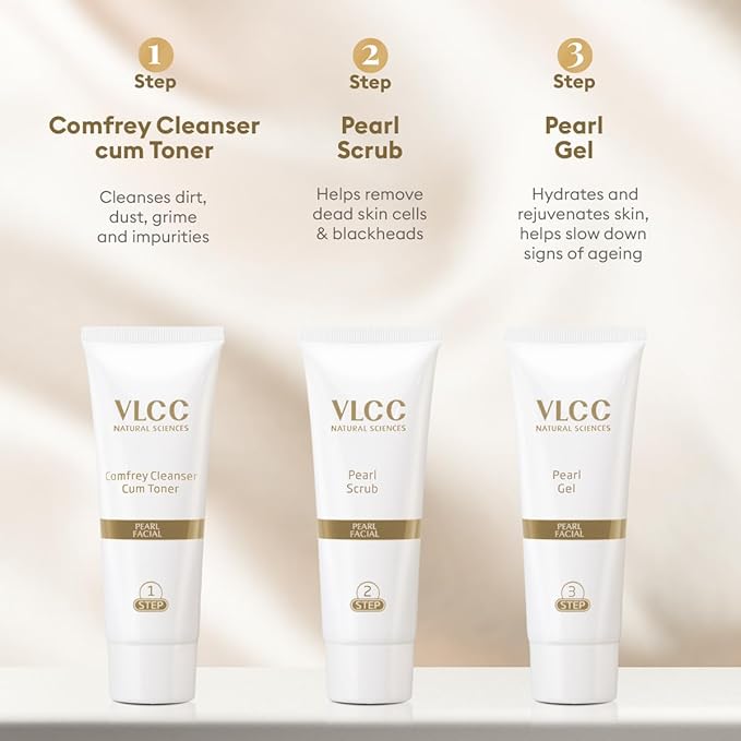 VLCC Natural Sciences Pearl Facial Kit | 60 Gram (2.11 Ounce)