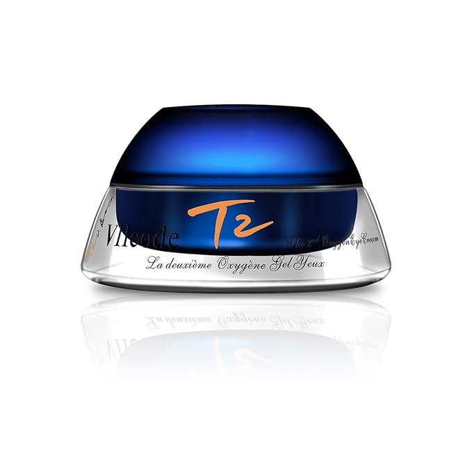 T2 O2.5 Oxygen Eye Cream for Dark Circles and Wrinkles - Reduces Puffiness, Crow's Feet, Fine Lines and Bags