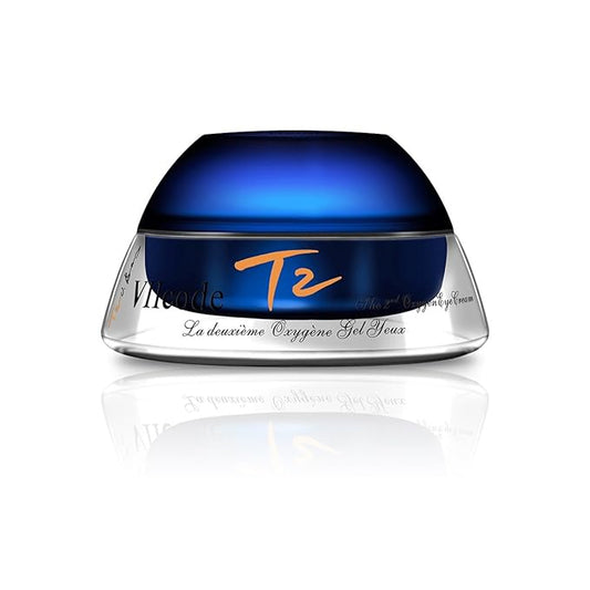 T2 O2.5 Oxygen Eye Cream for Dark Circles and Wrinkles - Reduces Puffiness, Crow's Feet, Fine Lines and Bags