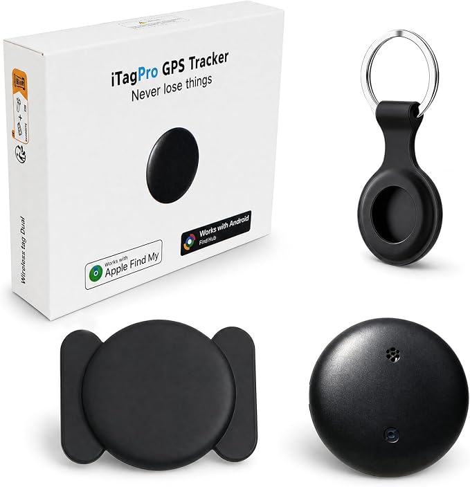 iTagpro GPS Tracker. Bluetooth Locator - Lightweight and Waterproof, Compatible with iOS and Android. Suitable for Locating Keys, Wallets, Pets, Travel, Children, and The Elderly.