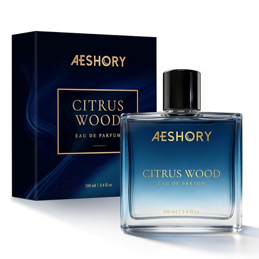 Aeshory Luxury Unisex Perfume for Women and Men, 3.4 FL OZ Long Lasting Eau De Parfum, Fruity Chypre Fragrance, Aromatic Citrus Wood Notes for Date & Gift, Fresh Scent Perfume Spray
