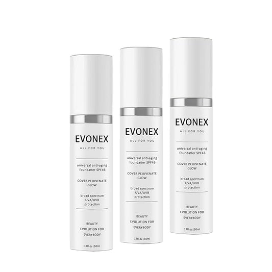 Age Defying Foundation - Light Sheer Coverage Tinted Face Sunscreen - Anti-Aging Tinted Moisturizer Cream - Foundation Serum for Women - Serum Age Defying Makeup (3pcs)