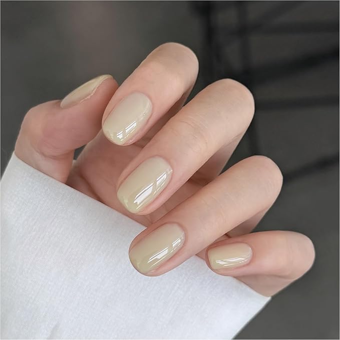 GAOY Jelly Gel Nail Polish, 16ml Sheer Translucent Soak Off Gel Polish, UV Light Cure for Nail Art DIY at Home, 3158 Beige Moss
