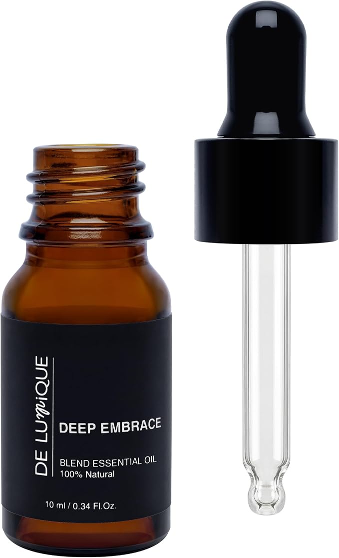 Calming Essential Oil Blend, 100% Natural Aromatherapy Grade, 10ml / 0.34 Fl Oz (DEEP Embrace)