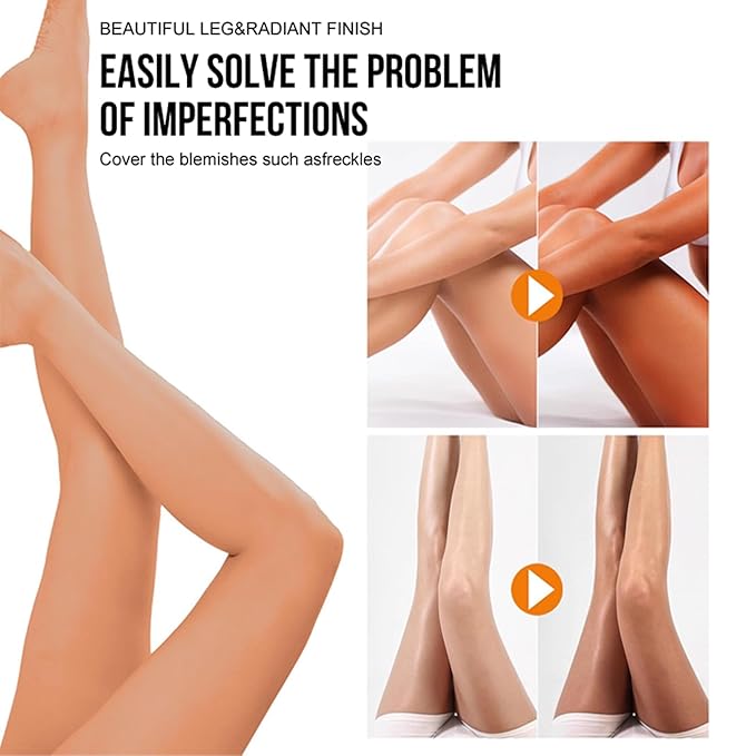 O’CHEAL Waterproof Leg Makeup Cream, No Transfer Tattoo Cover Up&Scar Concealer, Long Lasting Body Foundation for Flawless Skin, Leg Varicose Vein Cover Up, Suitable All Skin Tones (Dark Brown)