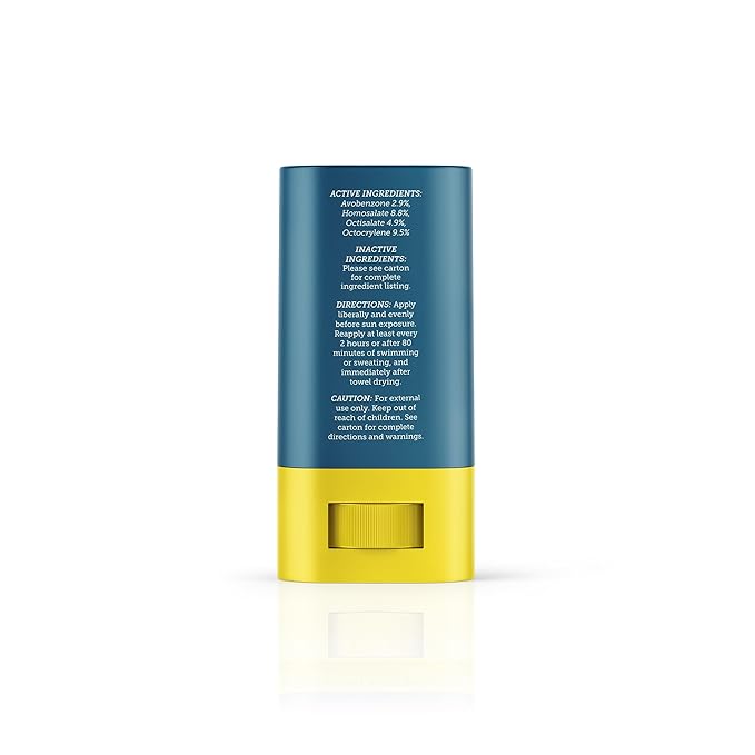Oars + Alps Matte Face Sunscreen Stick, SPF 50 Travel Sunscreen Roll On for Face & Body, Fragrance Free, Water & Sweat Resistant Sunblock, All Skin Types, Dermatologist Tested, Moisturizing