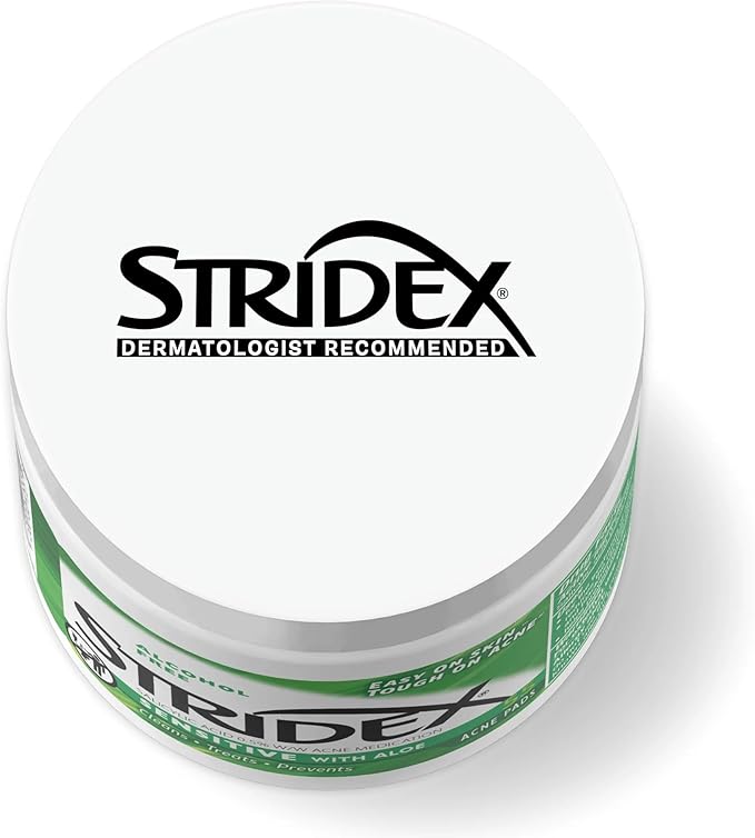 Stridex Sensitive with Aloe, Alcohol Free, 55 Soft Touch Pads