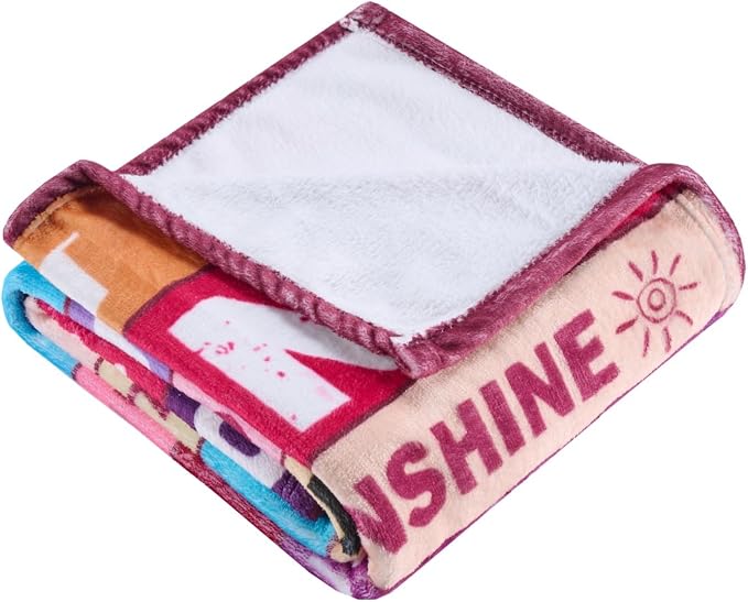 Pink Mother’s Day Blanket Gift for Mom – Soft Cozy Fleece Throw, Warm Inspirational Blanket for Mother, Birthday Gifts for Mom from Daughter & Son, Holiday, 50x60 inch