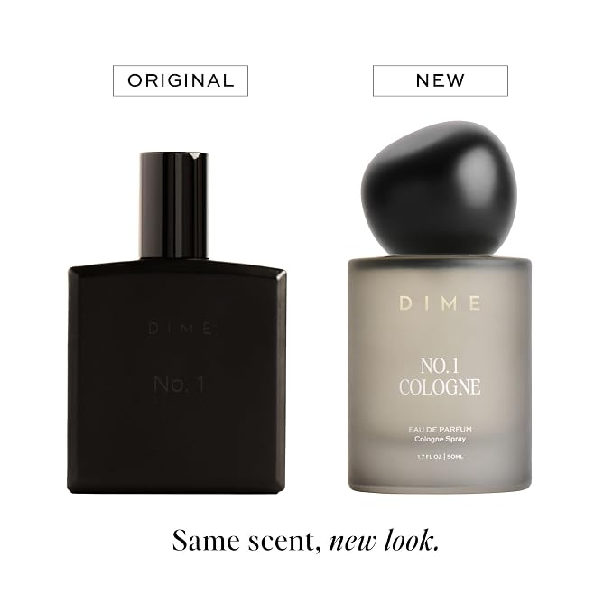DIME No. 1 Cologne For Men, 1.7 oz / 50 ml - A Bold Blend of Sparkling Grapefruit, Dark Rhum, Amber Woods and Cardamom