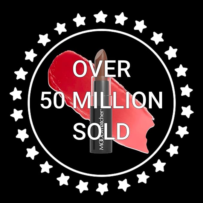 MOODmatcher LIVAURA Original Color Changing Lipstick – 12 Hours Long-Lasting, Moisturizing, Smudge-Proof, Glamorous Personalized Color, Premium Quality – Made in USA (Red)