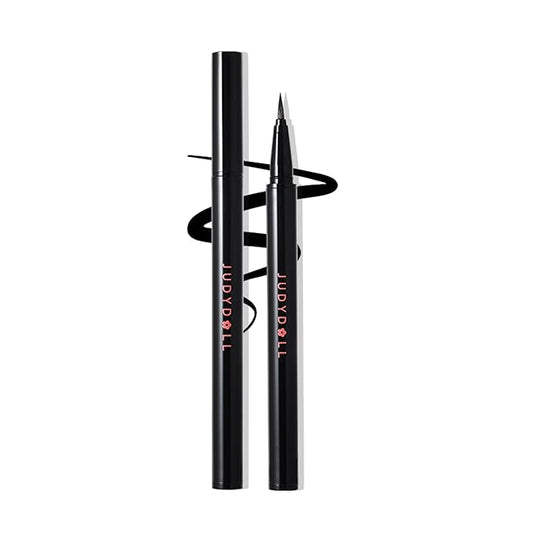 JUDYDOLL Ink Glider Longlasting Liquid Eyeliner - 30H Waterproof, Smudgeproof, Ultra-fine Tip, Ideal for Cat Eyes & Wings, Intense Black